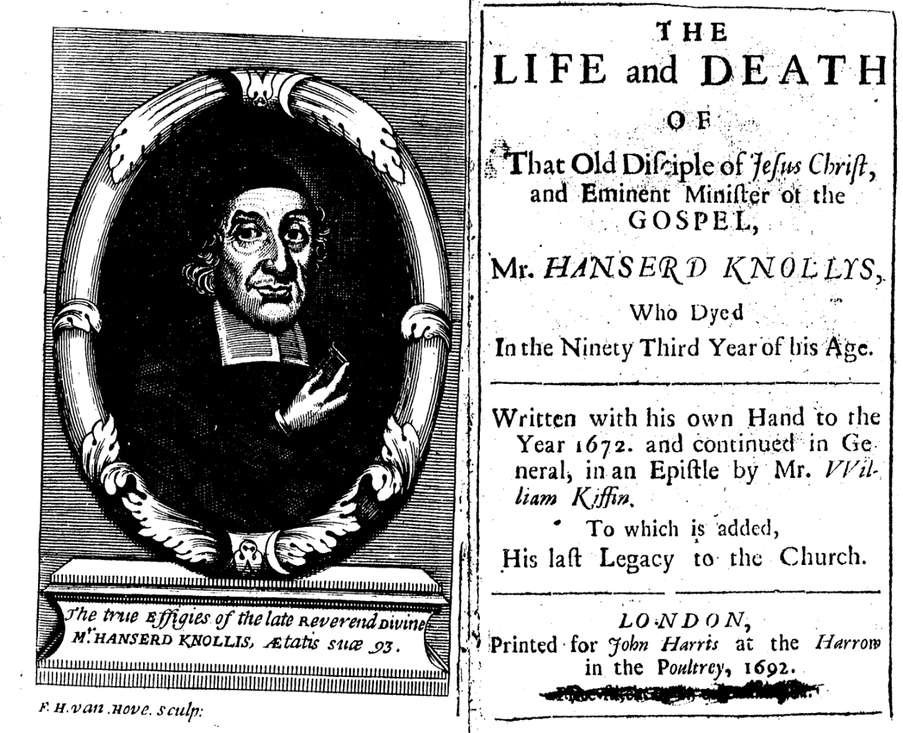 The Life and Death of Hanserd Knollys